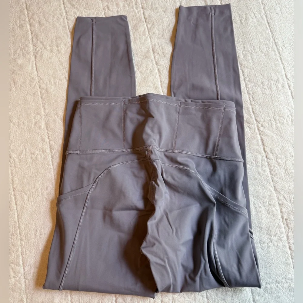 lululemon athletica High-Rise Seam Detail Leggings — Dusty Gray